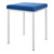 Hocker mit Polster, L x B 40 x 40 cm, Gestellfarbe wei