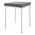 Hocker mit Polster, L x B 40 x 40 cm, Gestellfarbe wei