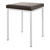 Hocker mit Polster, L x B 40 x 40 cm, Gestellfarbe wei