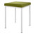 Hocker mit Polster, L x B 40 x 40 cm, Gestellfarbe wei