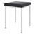 Hocker mit Polster, L x B 40 x 40 cm, Gestellfarbe wei