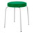 Gymnastikhocker Standard mit Komfort-Polster,  38 cm, Gestellfarbe wei