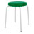 Gymnastikhocker Standard mit Komfort-Polster,  38 cm, Gestellfarbe wei