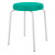 Gymnastikhocker Standard mit Komfort-Polster,  38 cm, Gestellfarbe wei