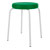 Gymnastikhocker Standard mit Komfort-Polster,  38 cm, Gestellfarbe wei