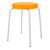Gymnastikhocker Standard mit Komfort-Polster,  38 cm, Gestellfarbe wei