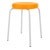 Gymnastikhocker Standard mit Komfort-Polster,  38 cm, Gestellfarbe wei