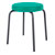 Gymnastikhocker Standard mit Komfort-Polster,  38 cm, Gestellfarbe anthrazit