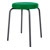 Gymnastikhocker Standard mit Komfort-Polster,  38 cm, Gestellfarbe anthrazit