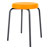 Gymnastikhocker Standard mit Komfort-Polster,  38 cm, Gestellfarbe anthrazit