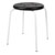 Mehrzweckhocker Standard mit PU-Sitzflche,  35 cm, Gestellfarbe wei
