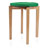 Gymnastikhocker-Set aus Holz inkl. Sitzkissen aus Kunstleder, Set 2-tlg.