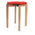 Gymnastikhocker-Set aus Holz inkl. Sitzkissen aus Kunstleder, Set 2-tlg.