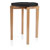 Gymnastikhocker-Set aus Holz inkl. Sitzkissen aus Kunstleder, Set 2-tlg.
