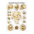 Lehrtafel Schädel und Schädelknochen, LxB 100x70 cm