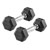 Hex Kompakthantel aus Gummi, 2 kg, Stck