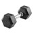 Hex Kompakthantel aus Gummi, 4 kg, Stck