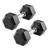 Hex Kompakthantel aus Gummi, 6 kg, Stck