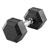 Hex Kompakthantel aus Gummi, 9 kg, Stck