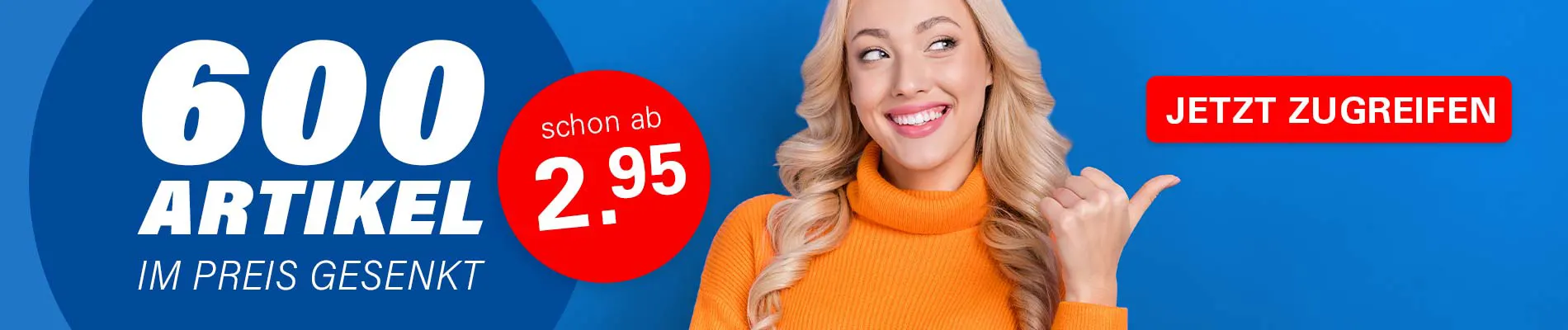 Aktionsbanner: Sale Banner