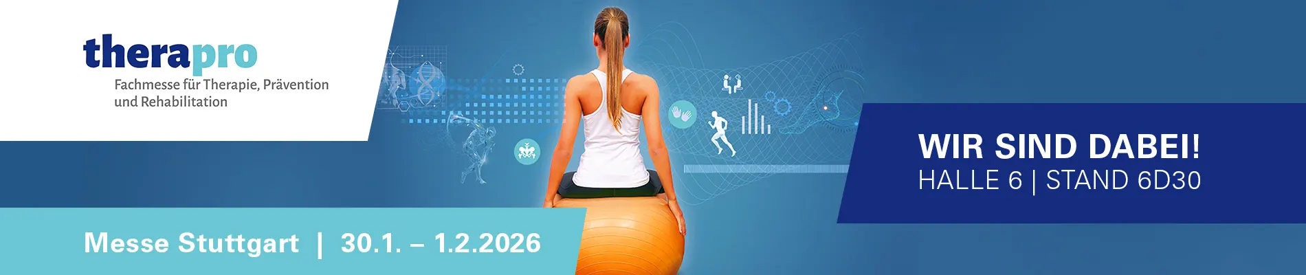 Aktionsbanner: Messe Therapro in Stuttgart