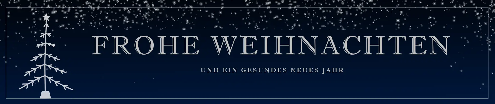 Aktionsbanner: Frohe Weihnachten