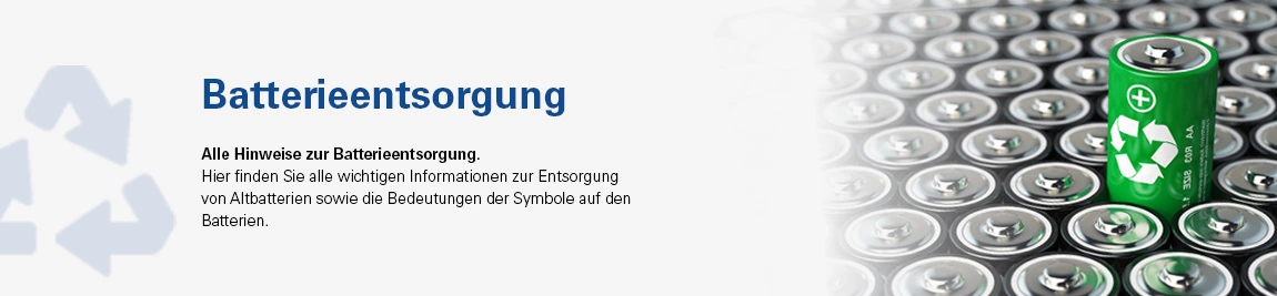 Altbatterie-Entsorgung