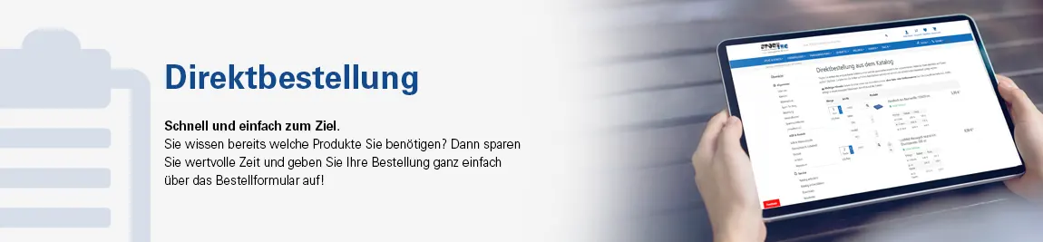 Direktbestellung aus dem Katalog