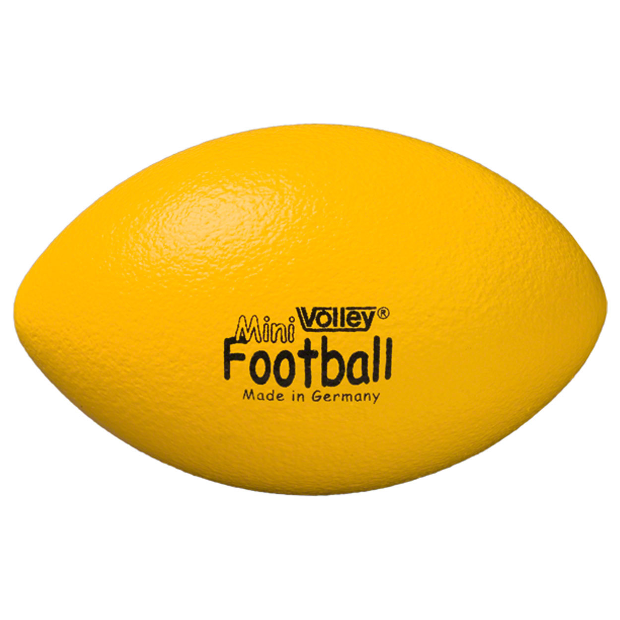VOLLEY Mini Football aus Schaumstoff / Softball mit Elefantenhaut<br> gelb