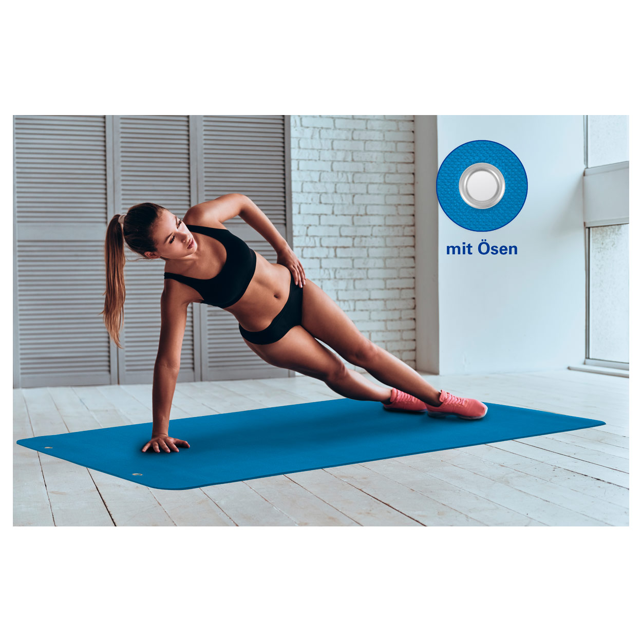 Yogamatte Turn-Gymnastikmatte,Entspannungsliege Thaimatte Rollmatten Größe M 