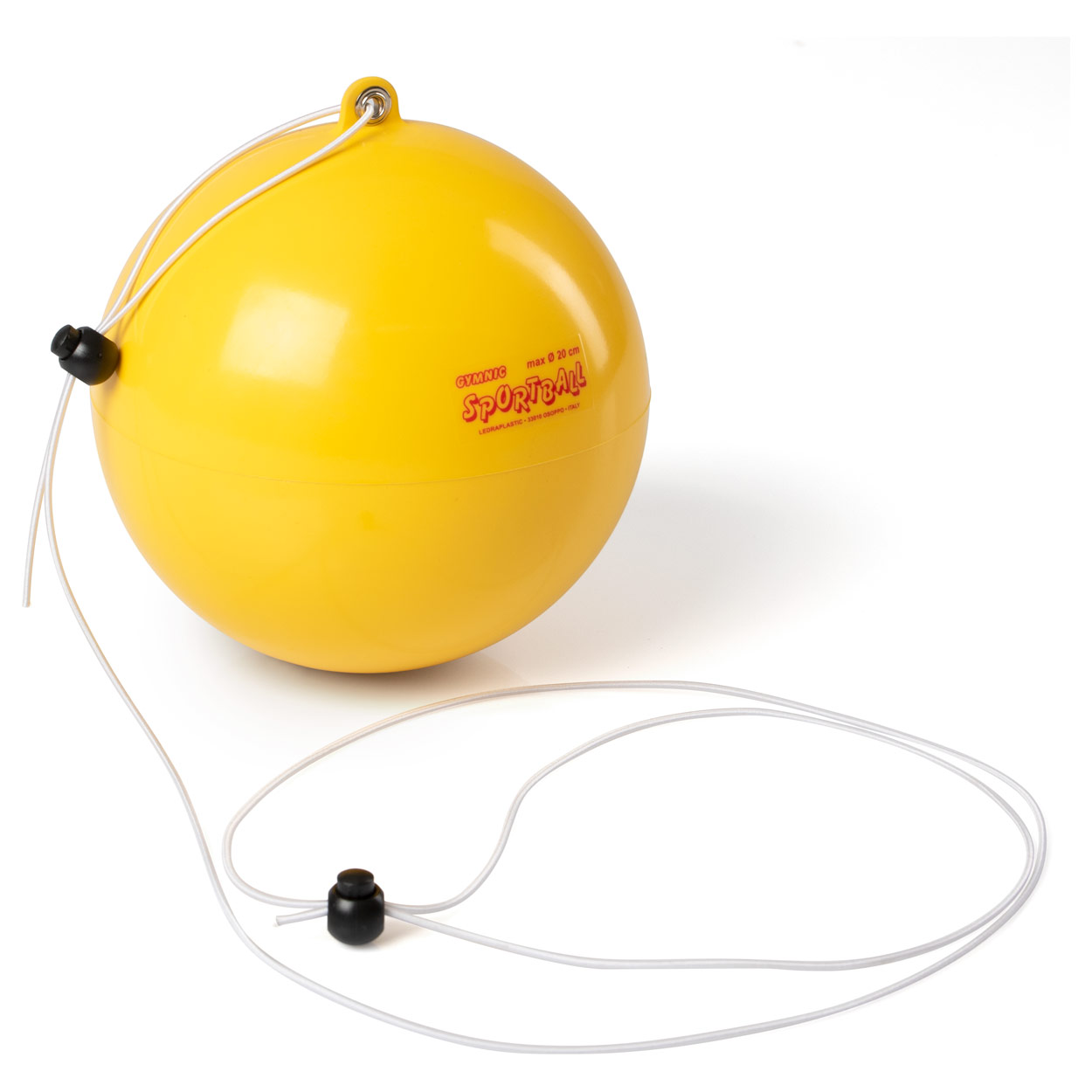 Sportball mit Schnur Spielball Übungsball Gymnastikball Fitnesstrainer 18-21 cm