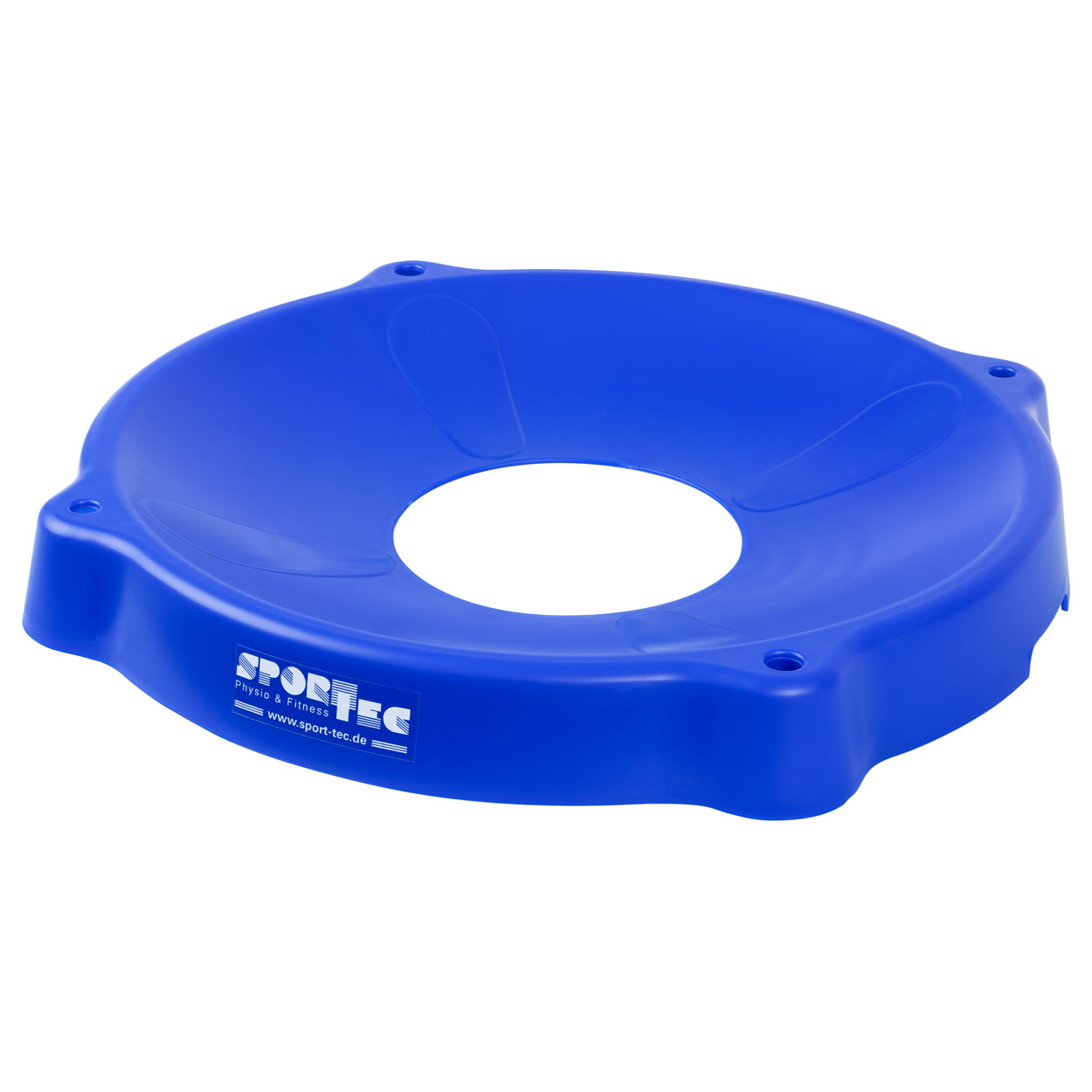 Ballschale für Gymnastikbälle Ball Schale Stapelhilfe Gymnastikball Sitzball<br> Blau