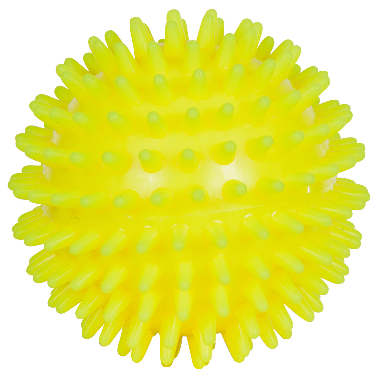 Igelball Massageball Reflexzonen Massage Selbstmassage soft 8 cm neon-gelb<br> neon-gelb