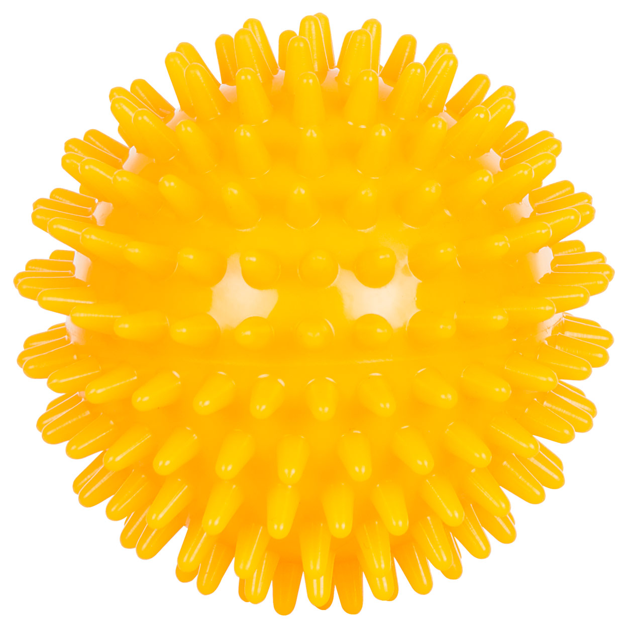 Igelball Massageball Reflexzonen Massage Selbstmassage mittel 8 cm gelb<br> gelb