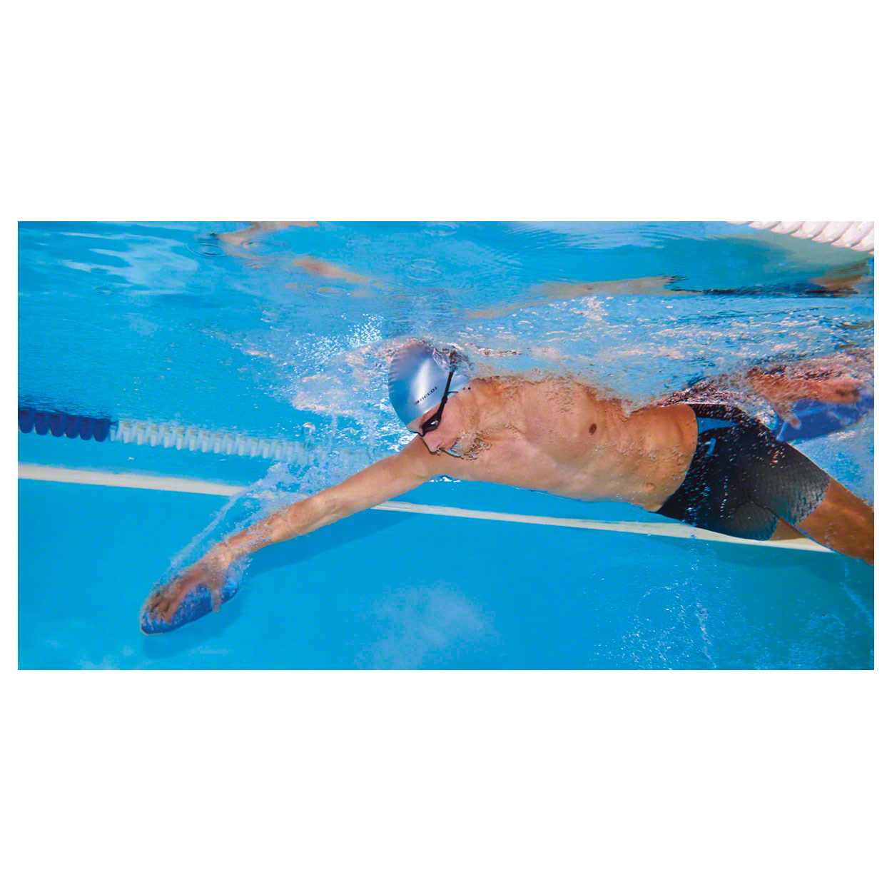 BECO Power Handpaddles Aqua Fitness Wasser Sport Schwimmen Training M blau 