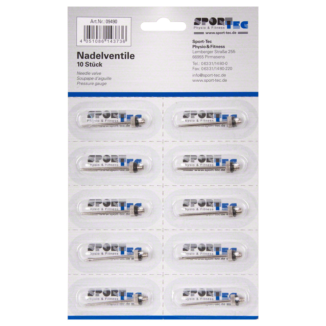 Nadelventil-Set<br> 10 Stück