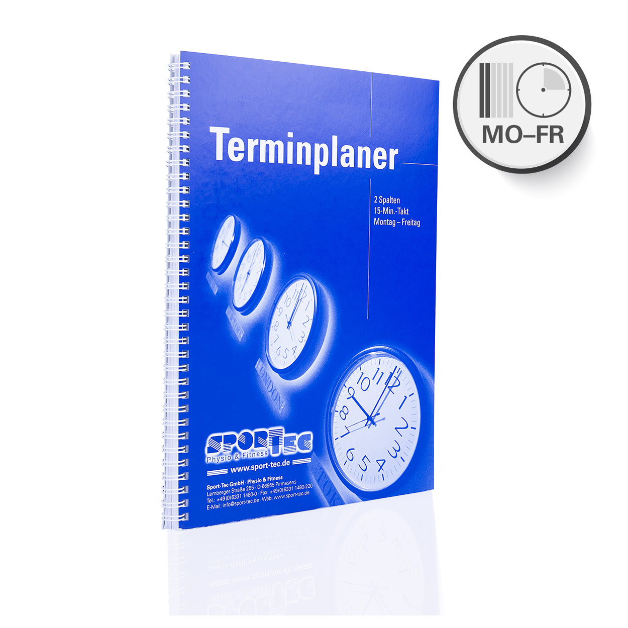 Terminplaner Organizer Terminbuch für Praxis & Therapie 2 Spalten<br> DIN A4
