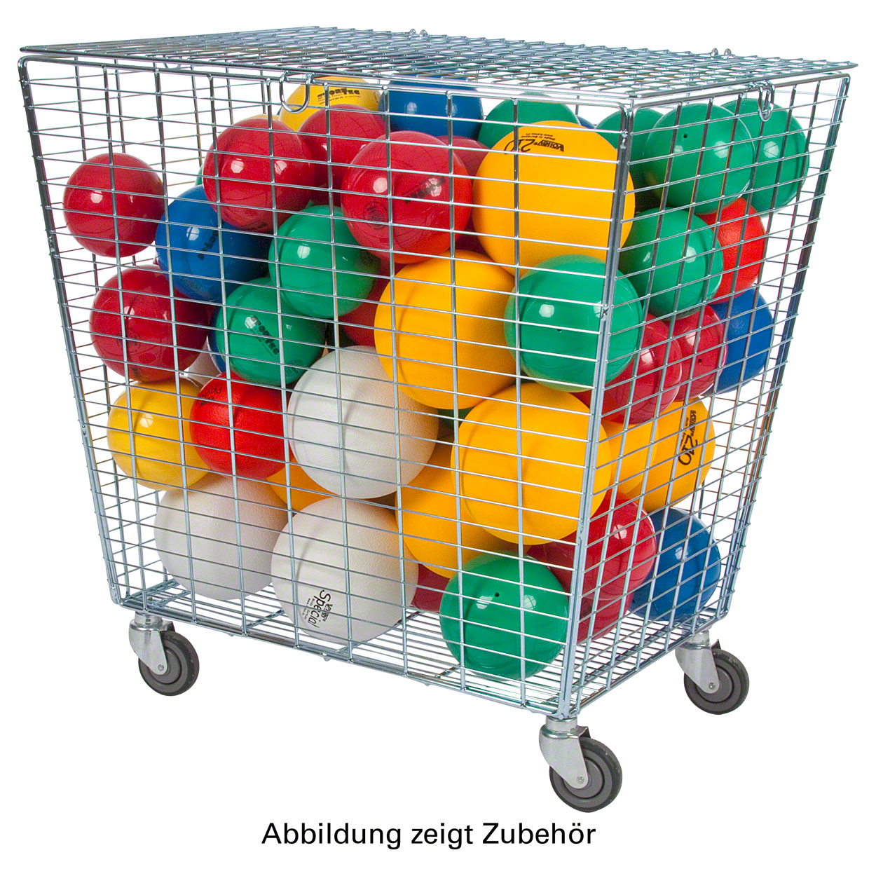 Ballwagen Exklusiv für Sporthallen Gitterwagen Vielzweckwagen Ballbox<br> fahrbar