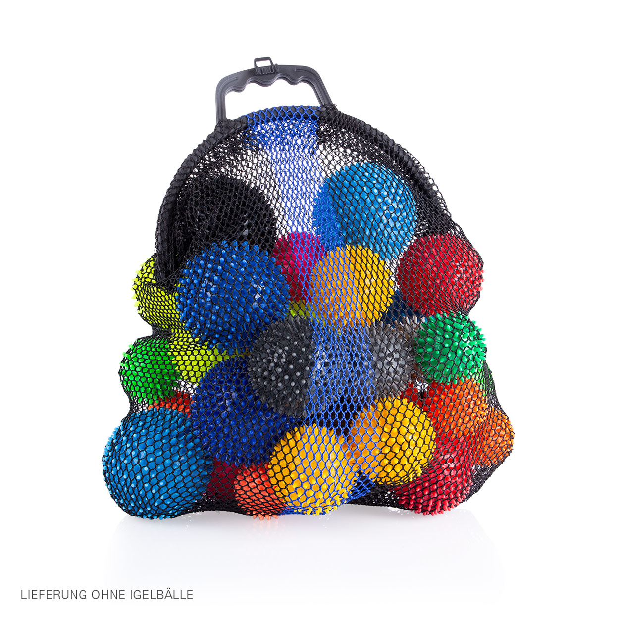 Ballnetz Balltragenetz Balltasche für 40 Bälle Fußbälle Handbälle<br> GELB