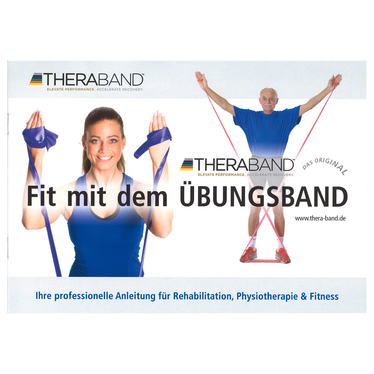 Thera Band Broschüre Fit mit dem Übungsband - Übungen Anleitung Training 29 S.