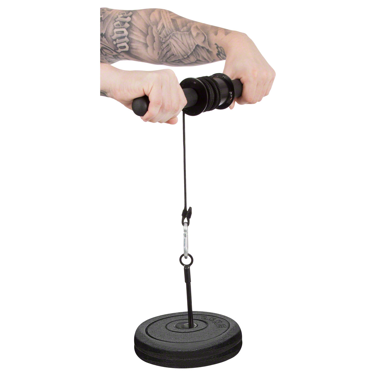 Unterarmtrainer inkl. 2 Hantelscheiben<br> Handgelenktrainer
