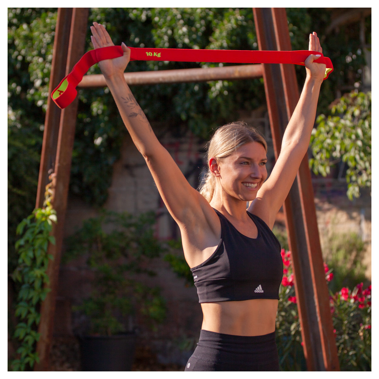 Cimax 6 Übungsband Widerstandsband Gymnastikband Fitnessband bis 10kg Widerstand