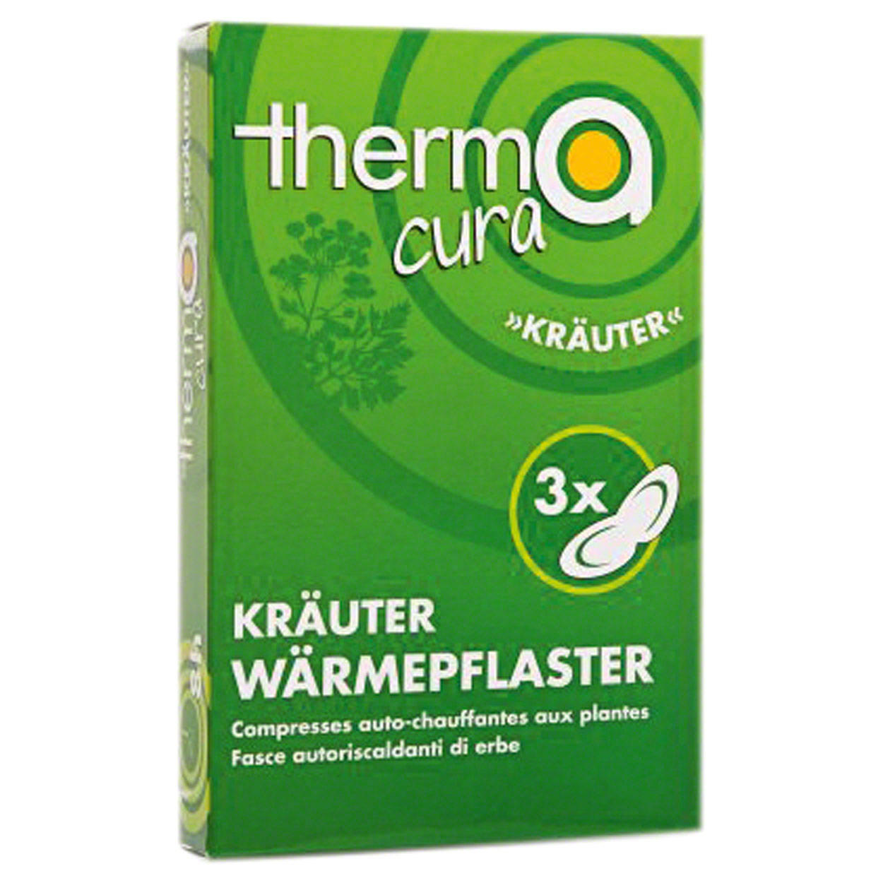 Thermacura Kräuter Kräuter Wärmepflaster Kräuterpflaster Wärmetherapie 3 Stk.