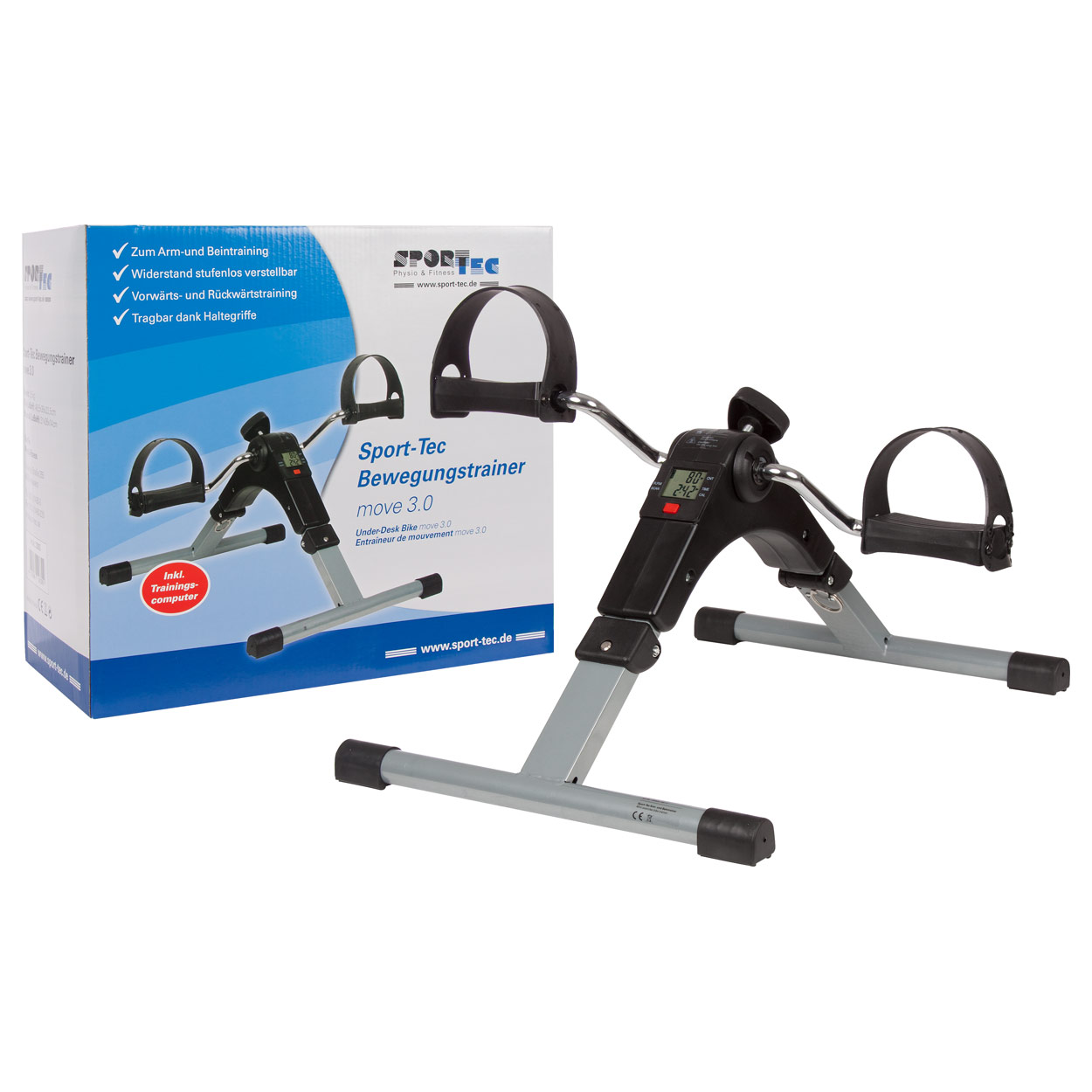 Sport-Tec Arm- und Beintrainer move 3.0 mit Display<br> klappbar