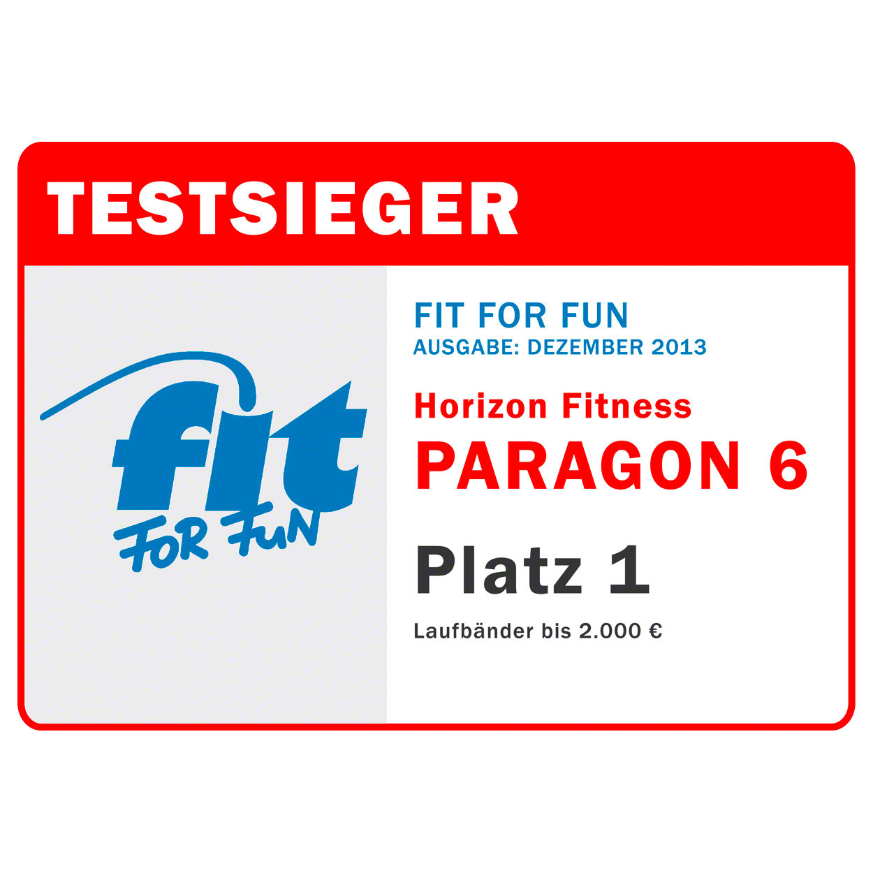 Horizon Fitness Laufband Paragon 6 Gunstig Online Kaufen Sport Tec