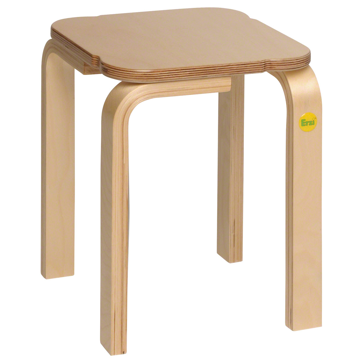 Hocker 35 aus Formholz<br> 27x27 cm