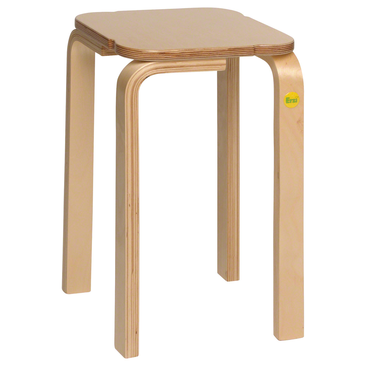 Hocker 45 aus Formholz<br> 27x27 cm