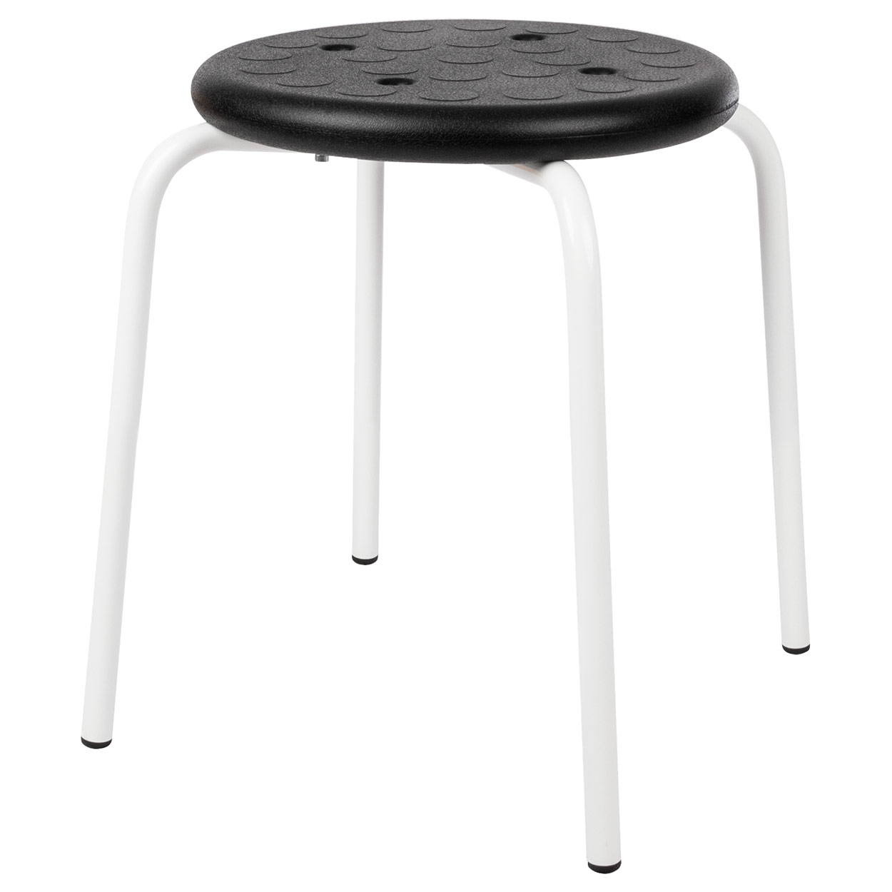 Mehrzweckhocker Standard mit PU-Sitzfläche<br> ø 35 cm