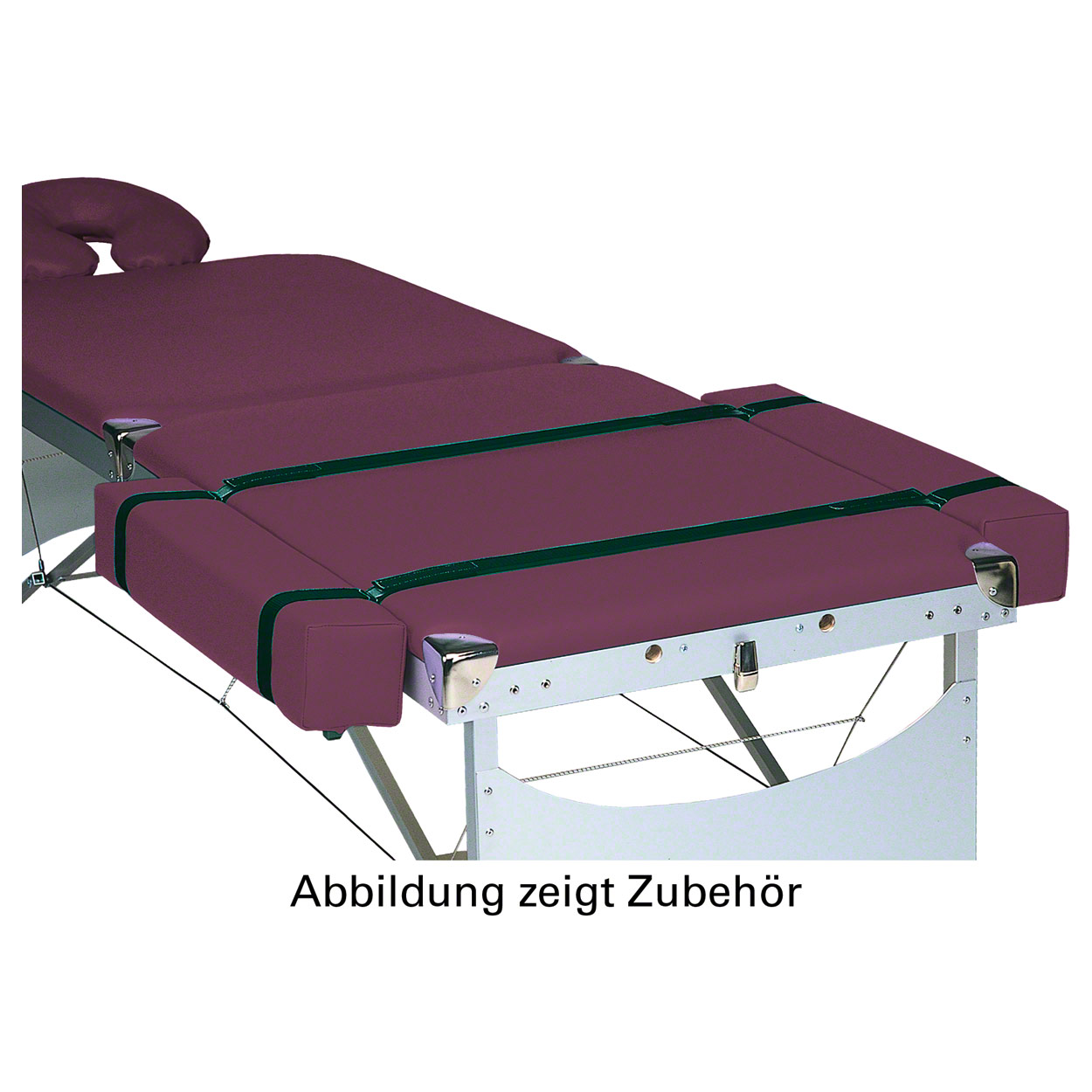 Tischverbreiterung für Koffermassagebank Variant/Optima<br> Orchidee