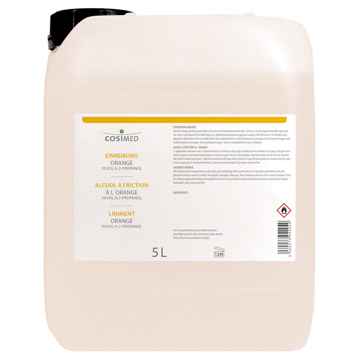 cosiMed Einreibung Orange<br> Massage